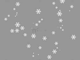 冬天飘雪