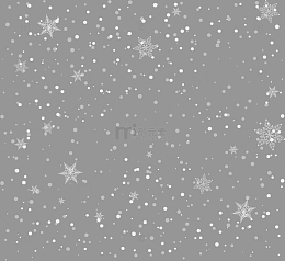 冬日白色漂浮雪花