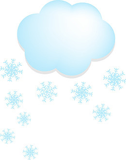 冬季寒冷下雪天气
