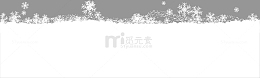 矢量手绘冬季的雪地