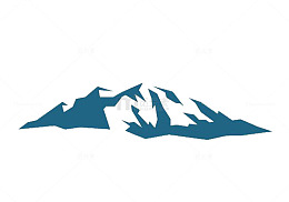 崎岖的冰峰