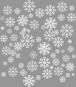 白色漂浮雪花