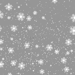 冬季密集白色雪花