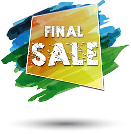 矢量手绘促销标签