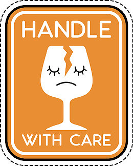 易碎标签PNG下载