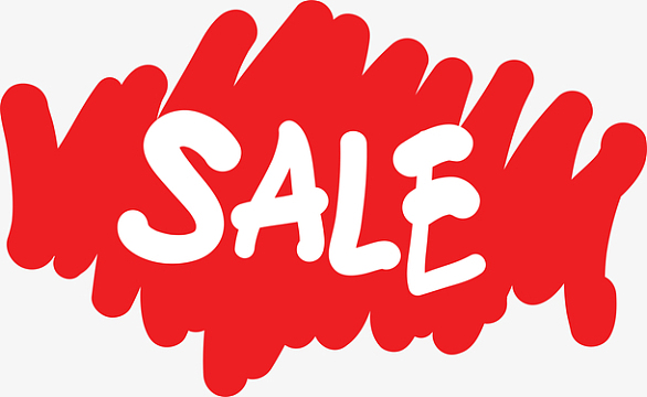 红色促销sale标签
