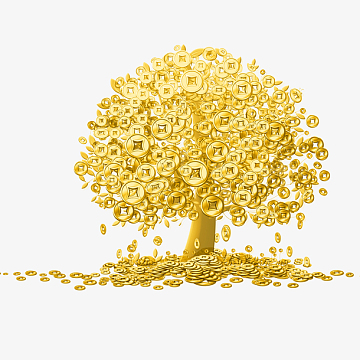 钱树素材_钱树图片元素-觅元素