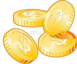 金币矢量图