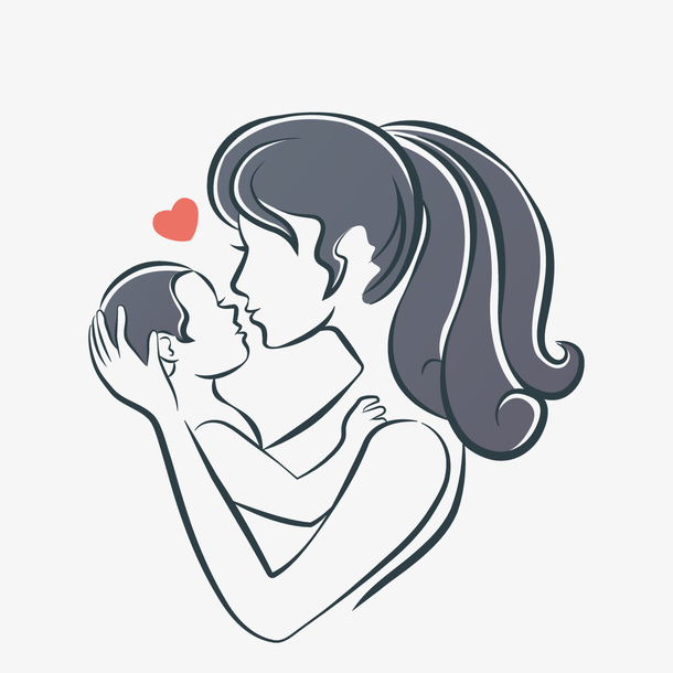 手绘母婴