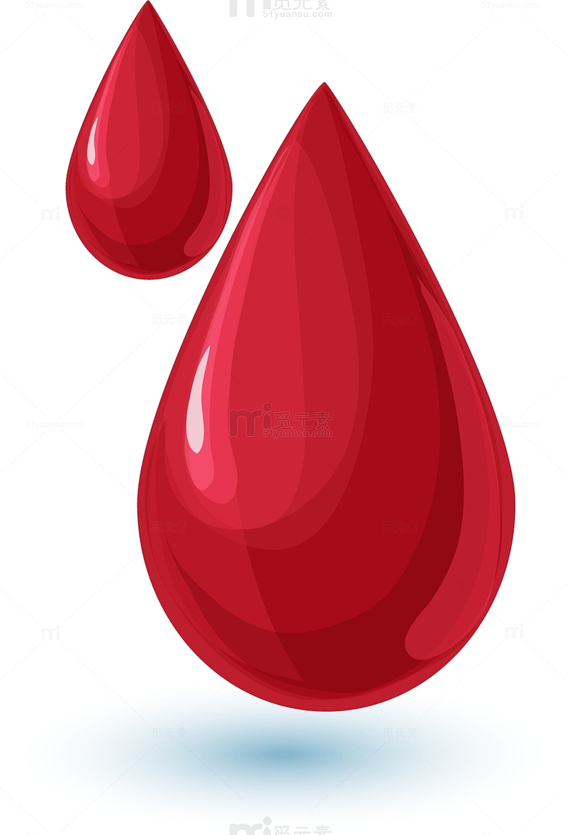 国际红十字日红色血滴