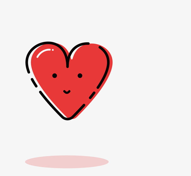 简约卡通mbe护士节爱心免抠素材免费下载_觅元素51yuansu.com