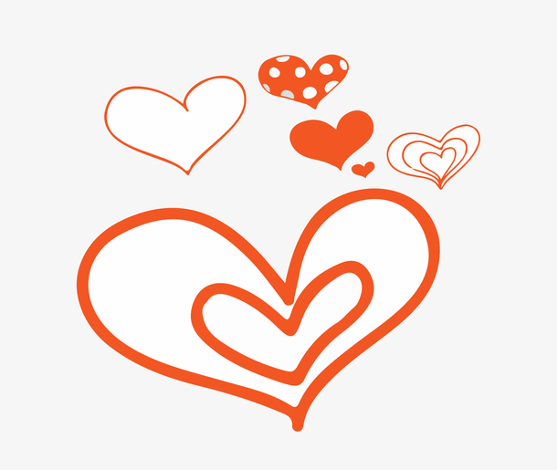 爱心矢量图