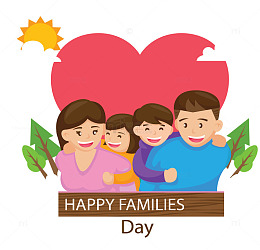 红色爱心国际家庭日