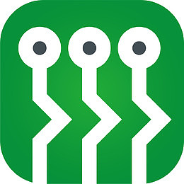 手绘电路板原件图