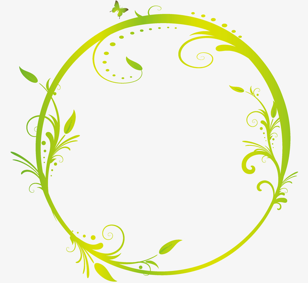 绿色,绿色装饰圈,淘宝素材,矢