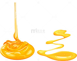 矢量手绘蜂蜜