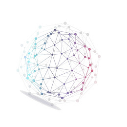 星空几何点线面结合立体多边形