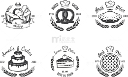 生日蛋糕矢量图