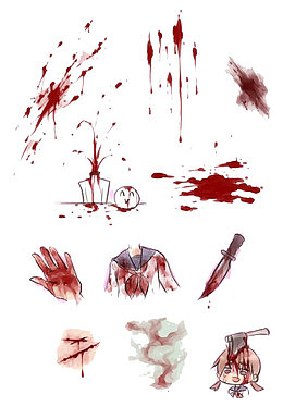 伤疤素材
