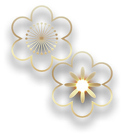 装饰伪3D鲜花手绘素材