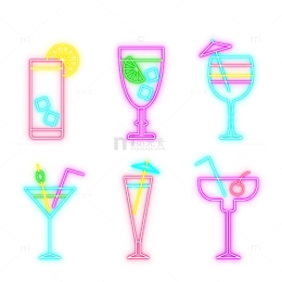 矢量霓虹灯牌