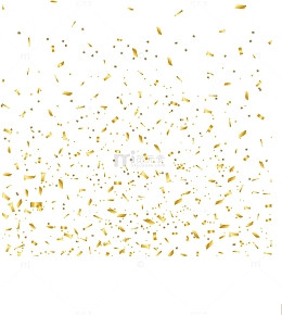 矢量手绘金色彩纸