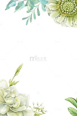 春季田园风花朵边框