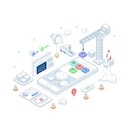 手机大数据装饰素材