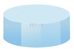 立体渐变圆柱体装饰图案