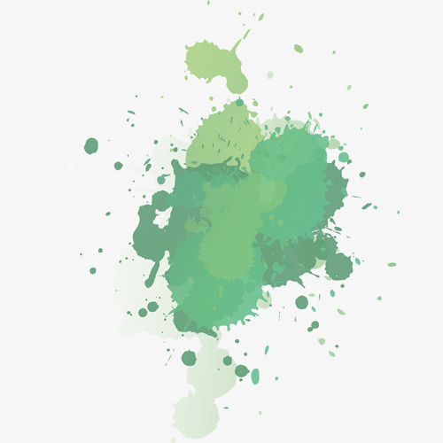 绿色渲染装饰墨圈设计图免抠素材免费下载_觅元素51yuansu.com