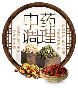 中药广告装饰