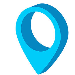 可爱小清新装饰海报装饰地图标志