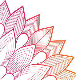 红色渐变花纹