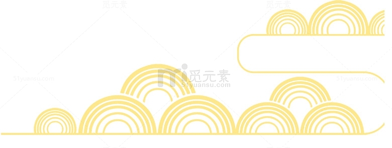 中国风祥云线条背景装饰图案