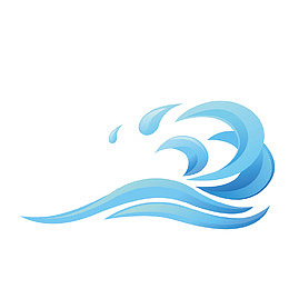 卡通水花