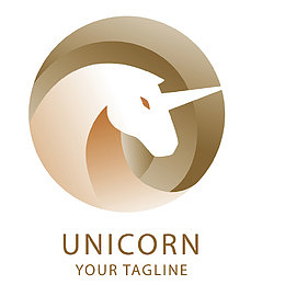矢量独角兽LOGO