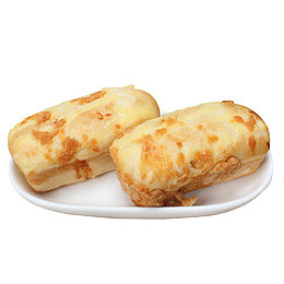 一盘美味的鸡蛋牛奶肉松蛋糕实物