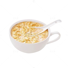 鲜香牛奶燕麦片早餐
