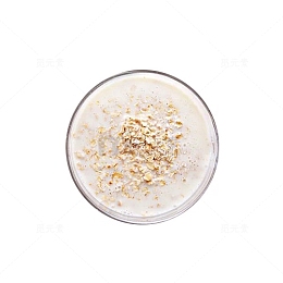 鲜香牛奶燕麦片美食