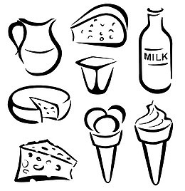 手绘食物图案