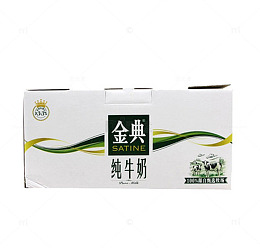 产品实物金典纯牛奶