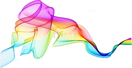 动感烟雾彩色紫色意境烟雾元素
