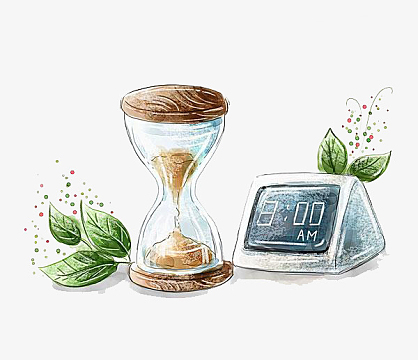 手绘沙漏
