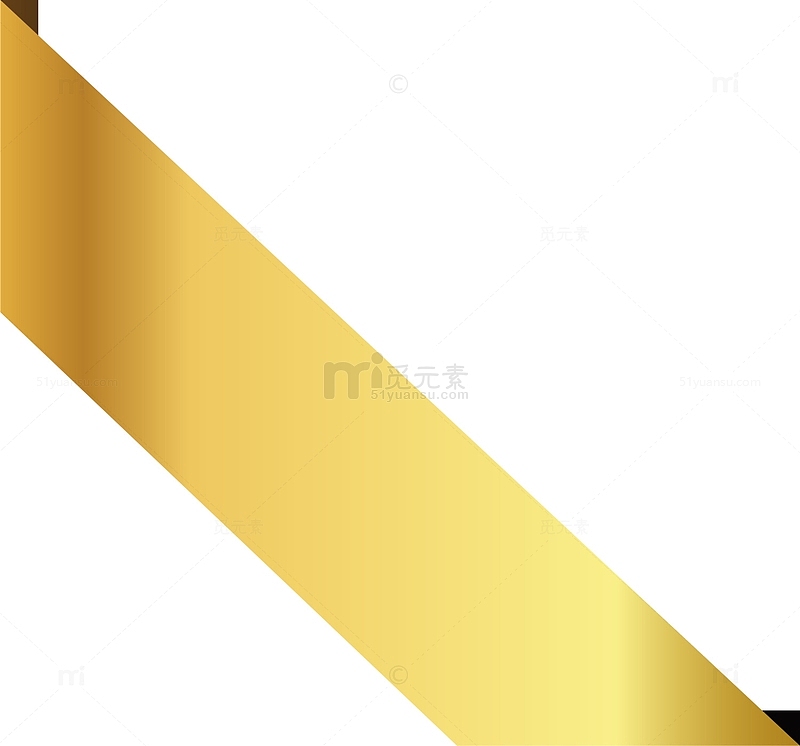 金色横幅徽章