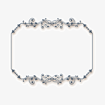 手绘正方形相框png卡通兔子相框png小清新背景psdjpg边框图片素材边框