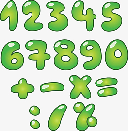 12345数字素材_12345数字png图片下载_觅元素