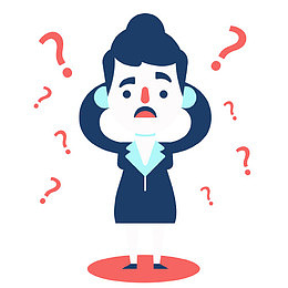 问号卡通人物