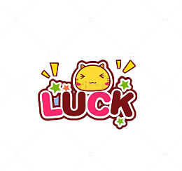 可爱小猫幸运字体