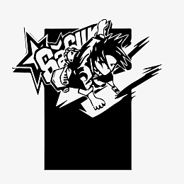 黑白字体英文酷炫矢量文件