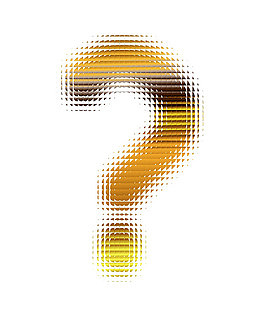 问号卡通矢量图